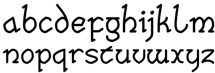 Taisean Font LOWERCASE