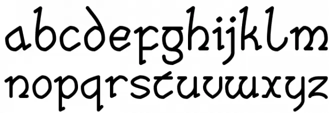 Taisean फ़ॉन्ट लोअरकेस