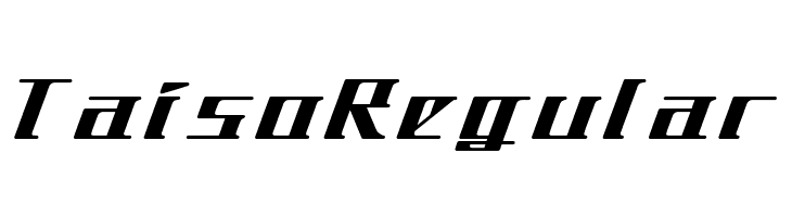 Taiso Regular  لخطوط تنزيل