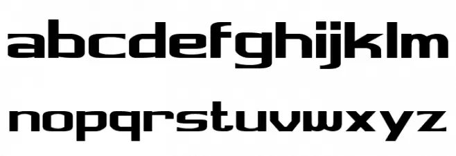 Tajam Schriftart Kleinbuchstaben