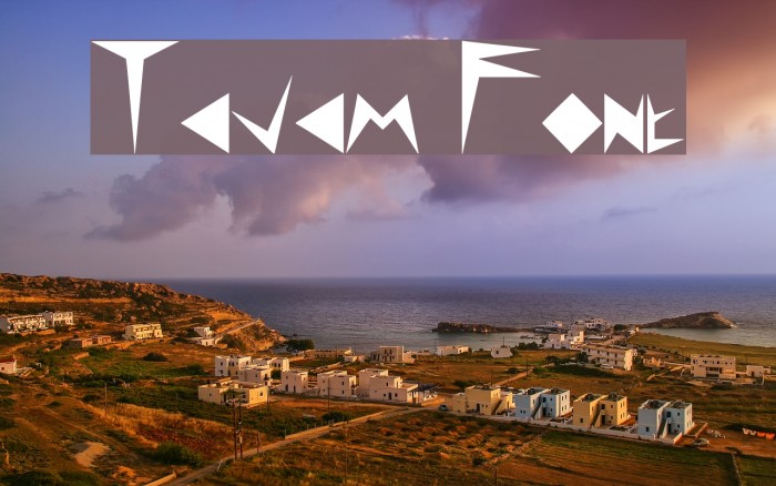 Tajam Font examples