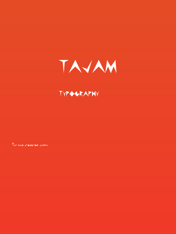 Tajam Poster