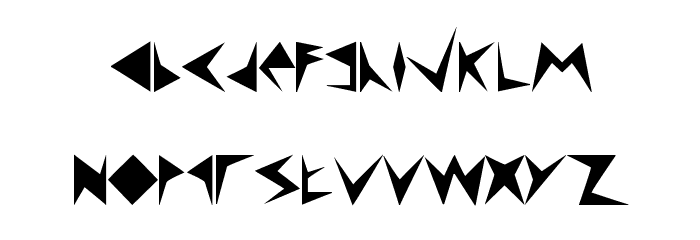Tajam Font LOWERCASE