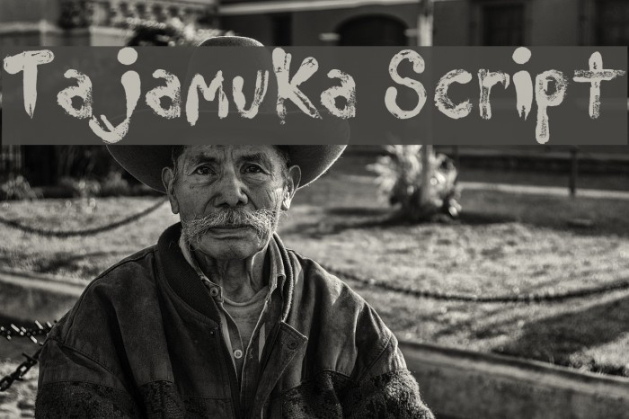 Tajamuka Script Font examples