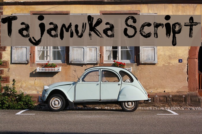 Tajamuka Script Font examples