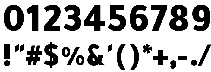 Tajawal Black Font OTHER CHARS