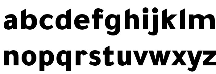 Tajawal Black Font LOWERCASE
