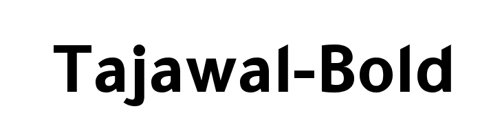 Tajawal-Bold  Frei Schriftart Herunterladen