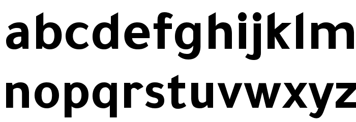 Tajawal-Bold Font LOWERCASE