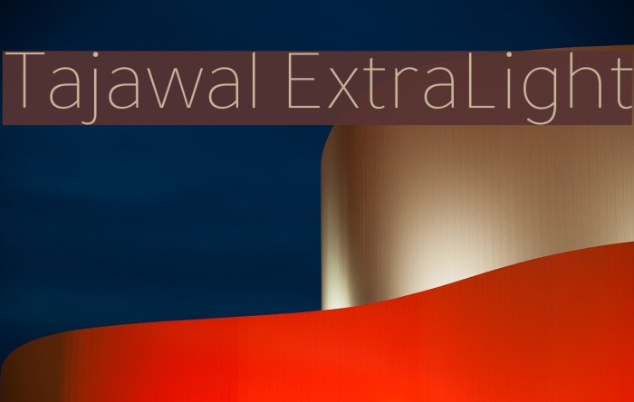 Tajawal ExtraLight لخطوط تنزيل examples