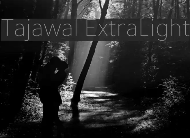Tajawal ExtraLight خط examples