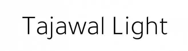 Tajawal Light  नि: शुल्क फ़ॉन्ट्स डाउनलोड