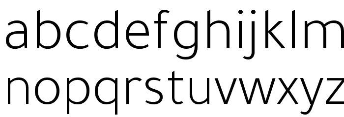 Tajawal Light Font LOWERCASE