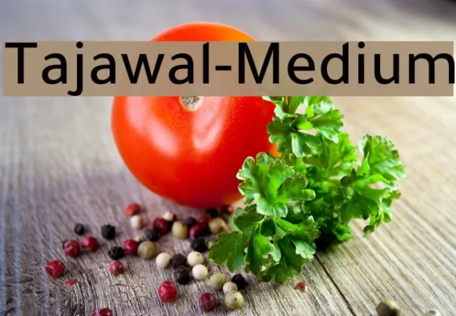Tajawal-Medium Example 1