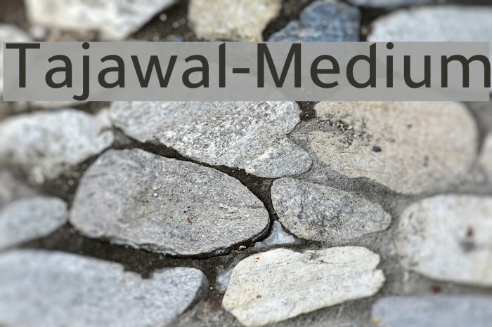 Tajawal-Medium Font examples