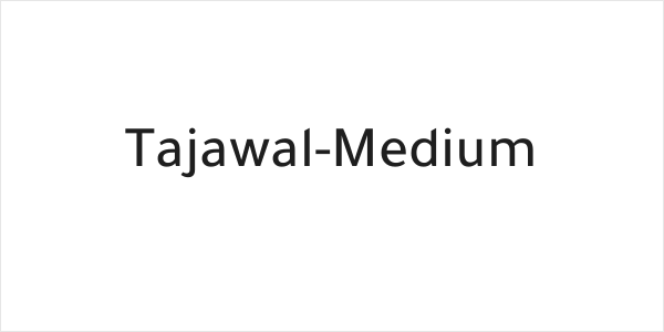 Tajawal-Medium Logo