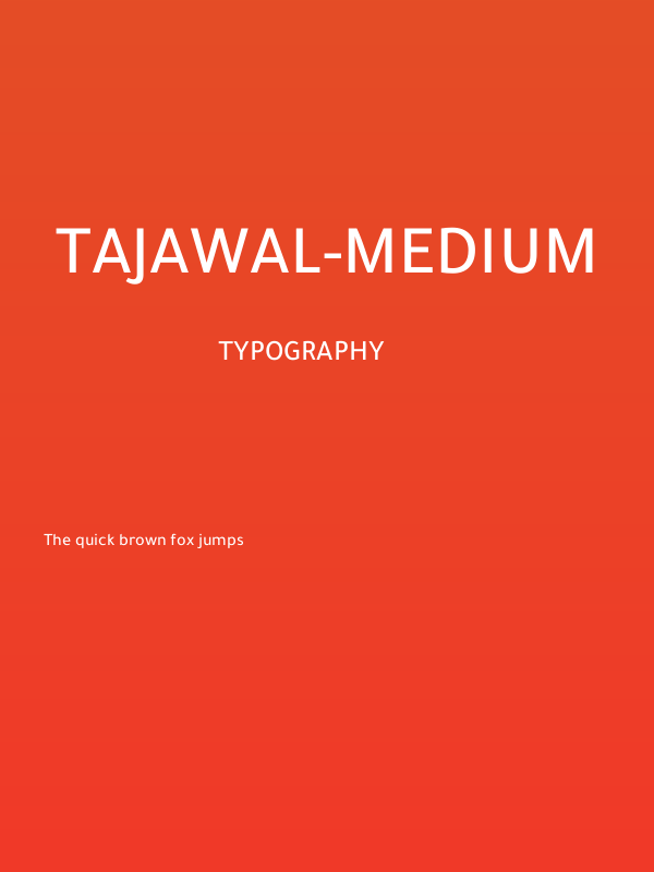 Tajawal-Medium Poster