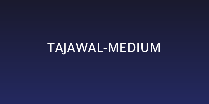Tajawal-Medium Social Header
