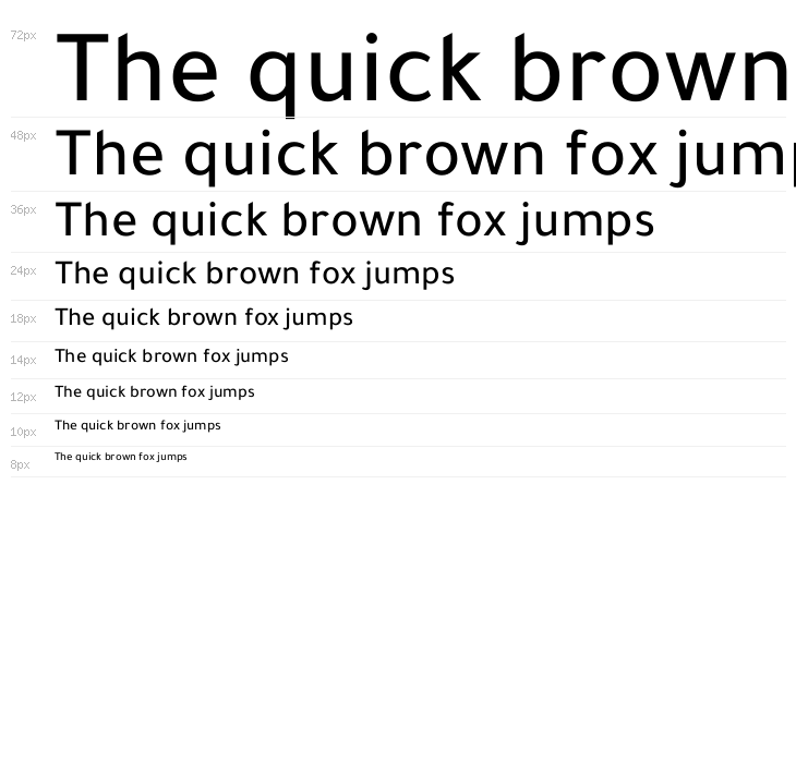 Tajawal-Medium Waterfall