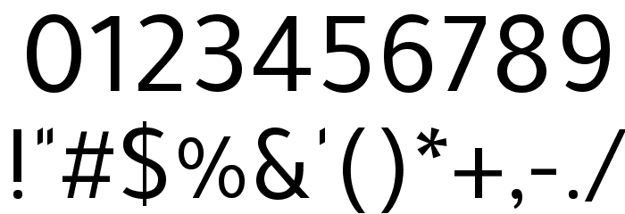 Tajawal Font OTHER CHARS