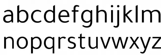 Tajawal Font LOWERCASE