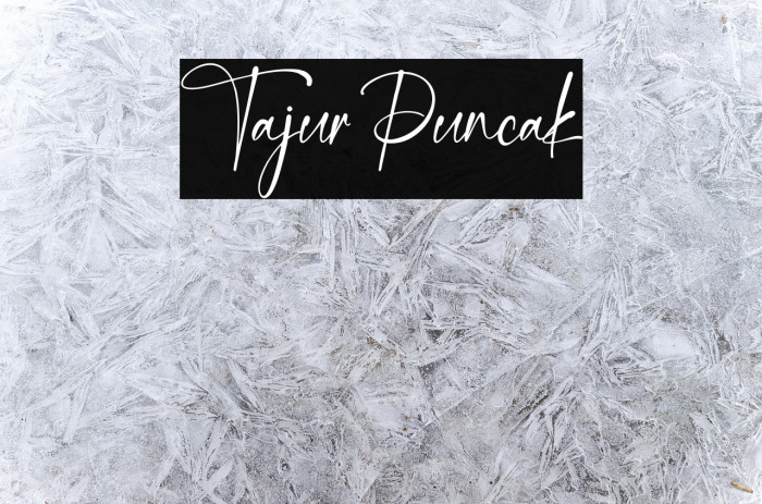 Tajur Puncak خط examples