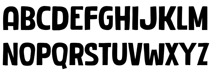 Tak Cubit Font LOWERCASE