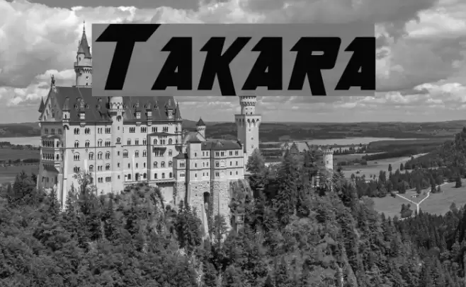 Takara Schriftart examples