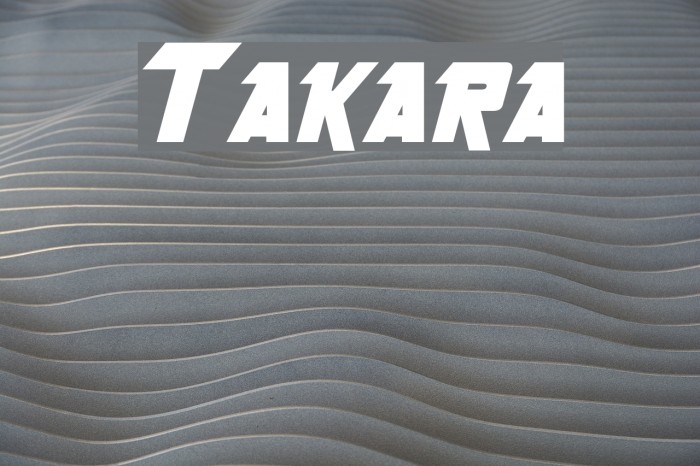 Takara Schriftart examples