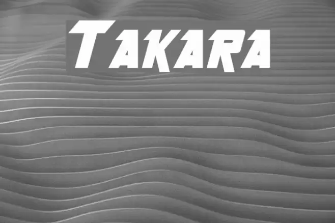 Takara Schriftart examples