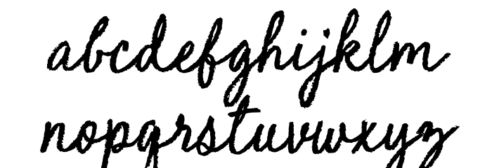 Take Away Font LOWERCASE