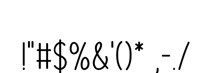 Take Chances Font OTHER CHARS