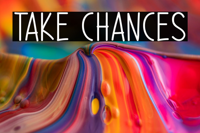 Take Chances Example 1