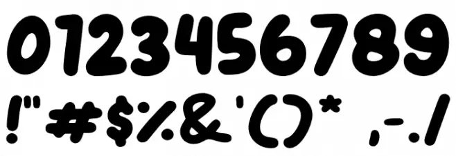 Take Coffee Font OTHER CHARS
