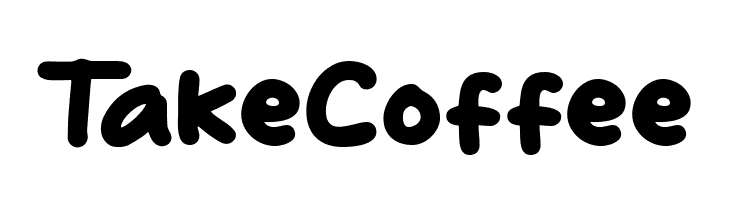 Take Coffee  les polices de caractères gratuit tlcharger