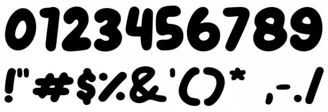 Take Coffee Font OTHER CHARS