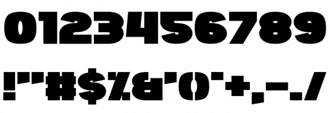 Take Me On Font OTHER CHARS