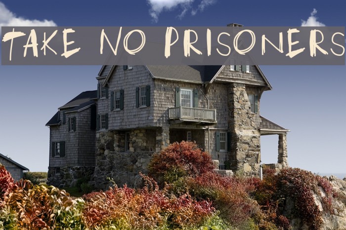 Take No Prisoners Example 1