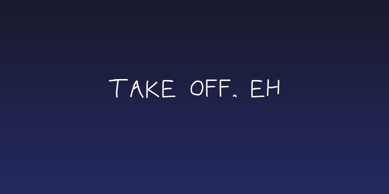 Take Off, Eh Social Header