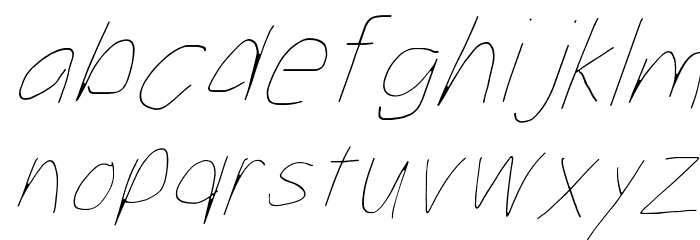 Take Off, Goose Font LOWERCASE