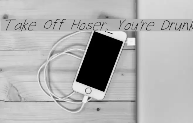 Take Off Hoser, You're Drunk  examples