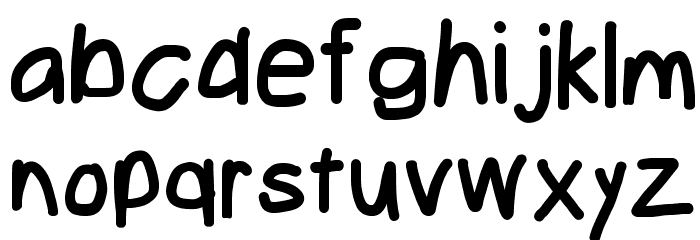 Take Off, You Hoser Font LOWERCASE