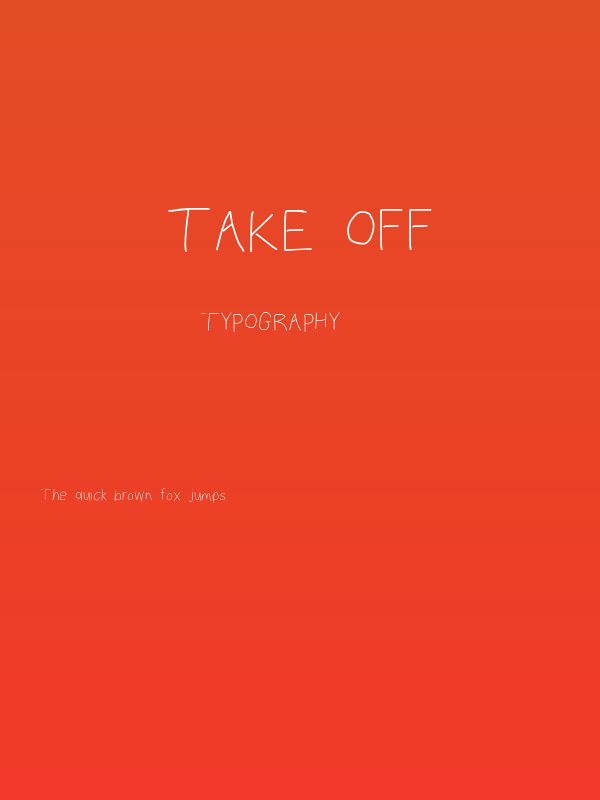 Take Off Poster