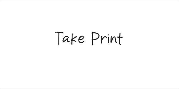 Take Print Logo