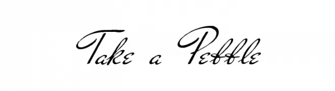 Take a Pebble  font caratteri gratis