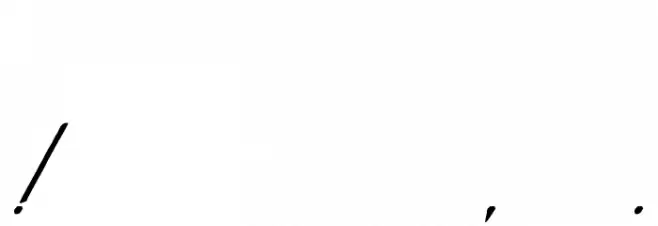 Take a Pebble フォント その他の文字