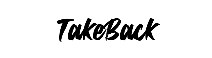 TakeBack  免费字体下载