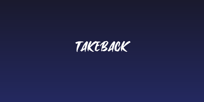 TakeBack Social Header