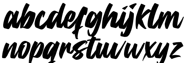 TakeBack Font LOWERCASE