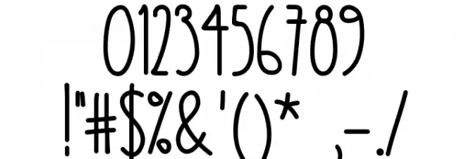 TakeItOrLeaveIt Font OTHER CHARS